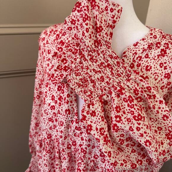 Tuckernuck Pomander Place Scarlet Ditsy Floral Kenzo Dress Size L Y220S7OHQT - Picture 5 of 8